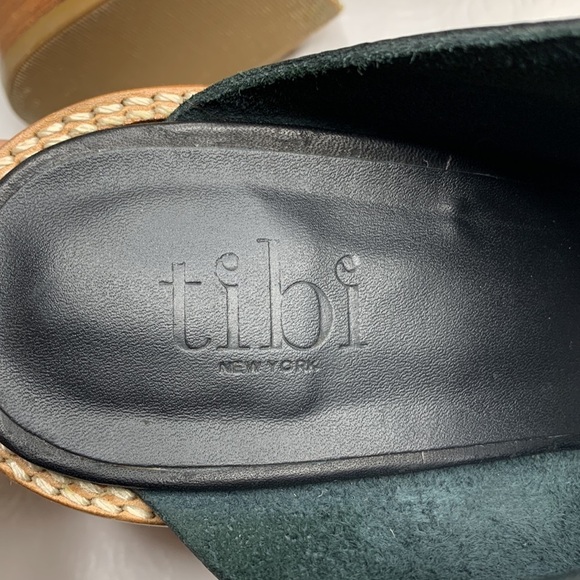 Tibi Blane Leather Mule Sandals EU 40 - Picture 3 of 7